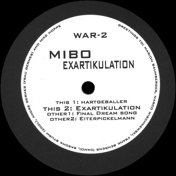 Exartikulation front cover