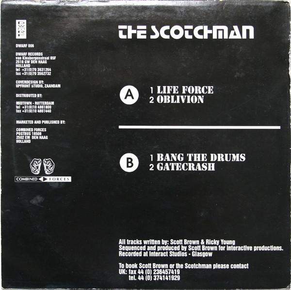 Bang The Drums back label