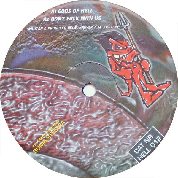 Gods Of Hell front label