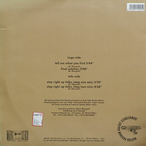 Dirty Puppets back cover