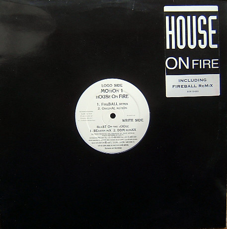 House On Fire front label