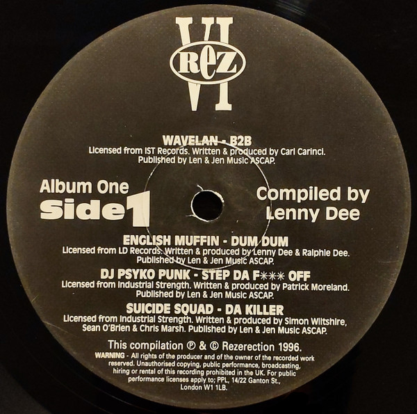 Rez VI front label
