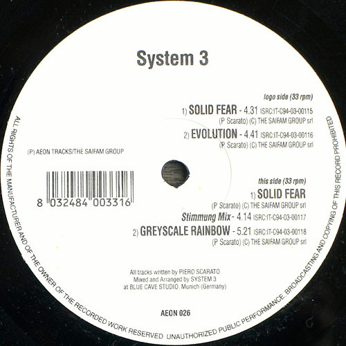 Solid Fear back cover