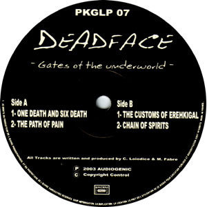 Gates Of The Underworld back cover