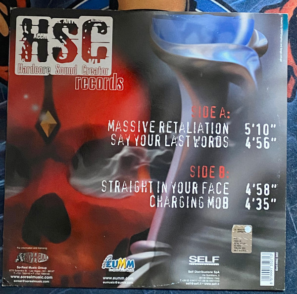 Massive Retaliation EP back cover