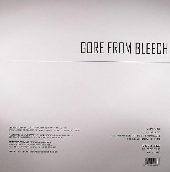 Gore From Bleech back cover