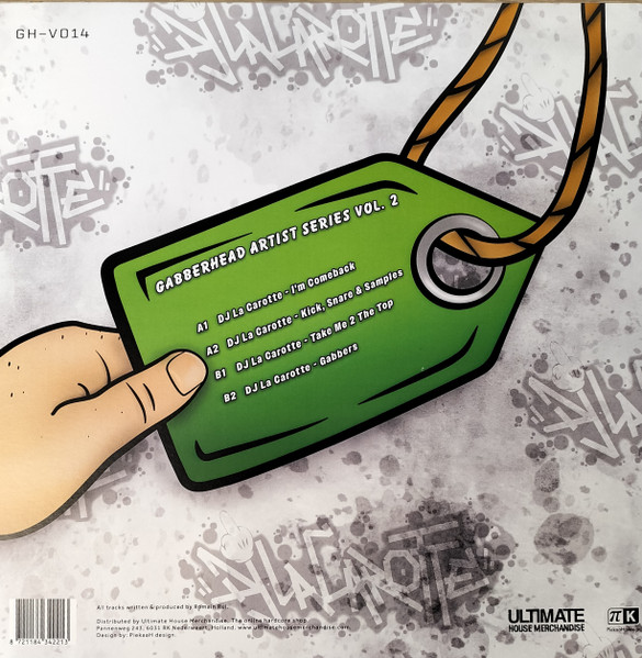 Gabberhead Artist Series Vol 2 back cover