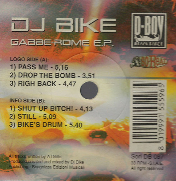Gabbe-Rome E.P. back cover