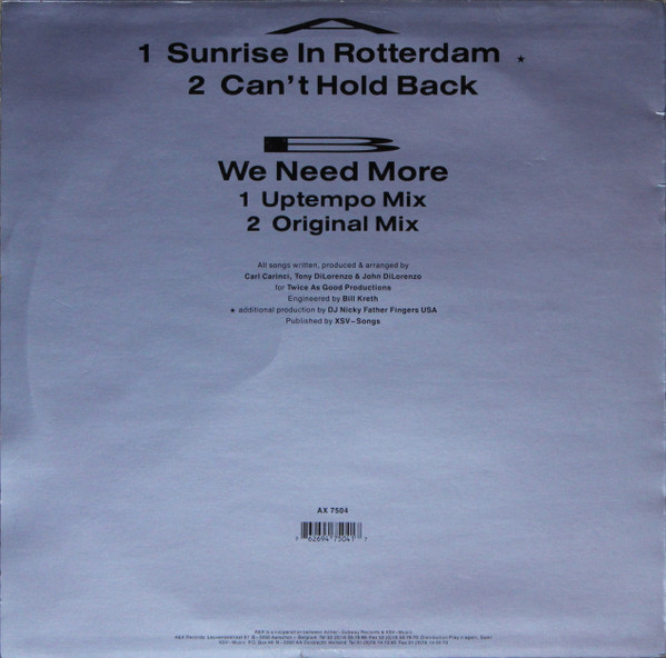 Sunrise In Rotterdam back cover