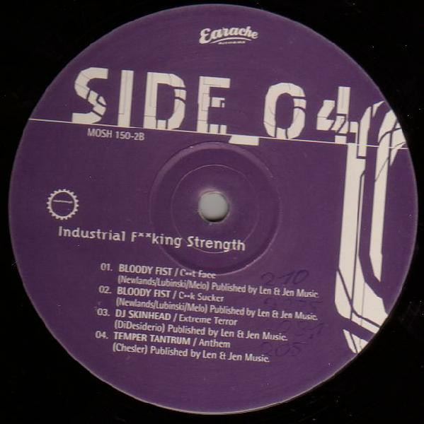 Industrial F**king Strength back label