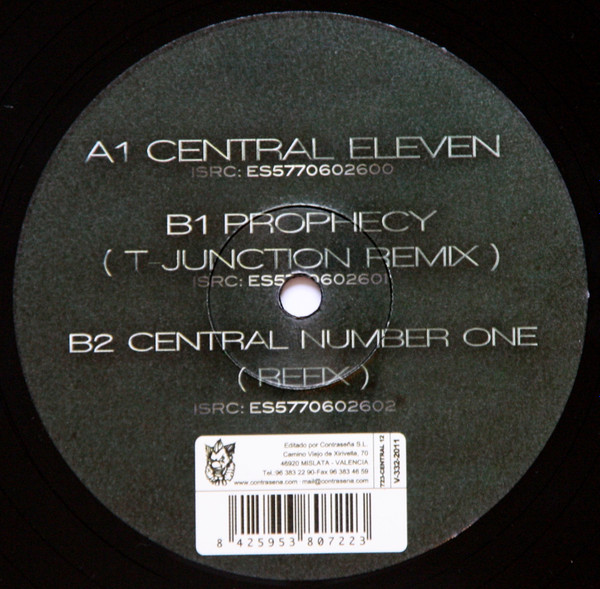 Central Eleven front label