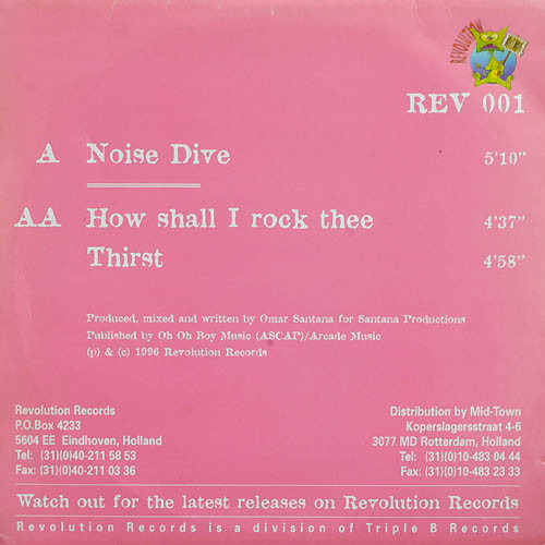Noise Dive back cover