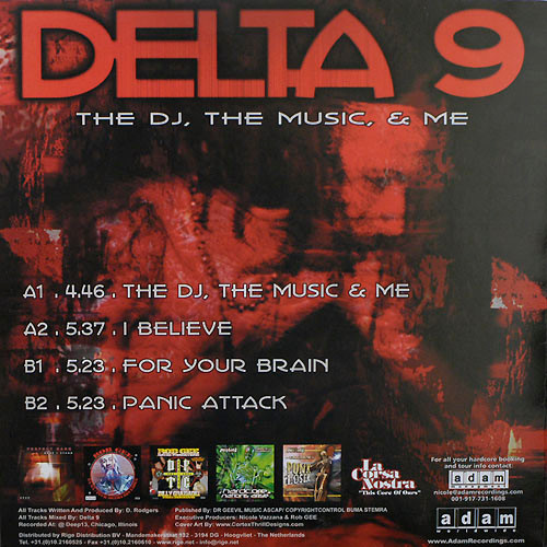 The DJ, The Music & Me back cover