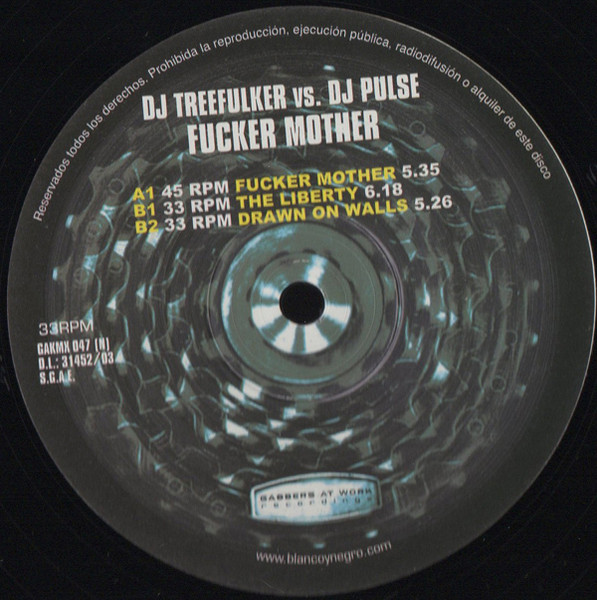 Fucker Mother back cover