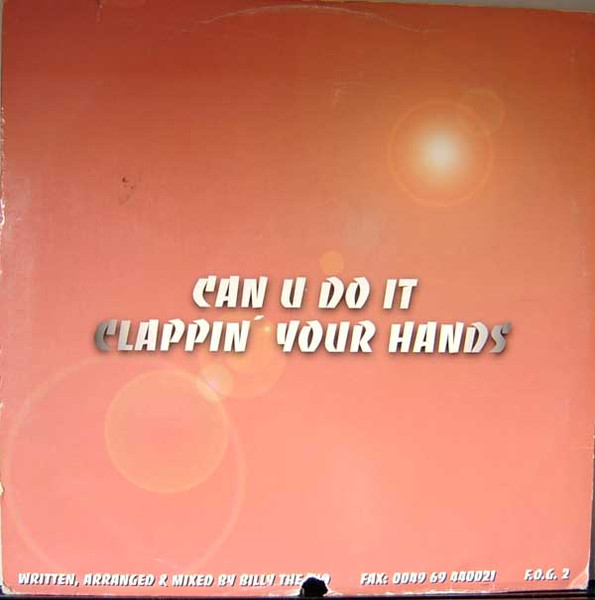 Can U Do It / Clappin' Your Hands back cover