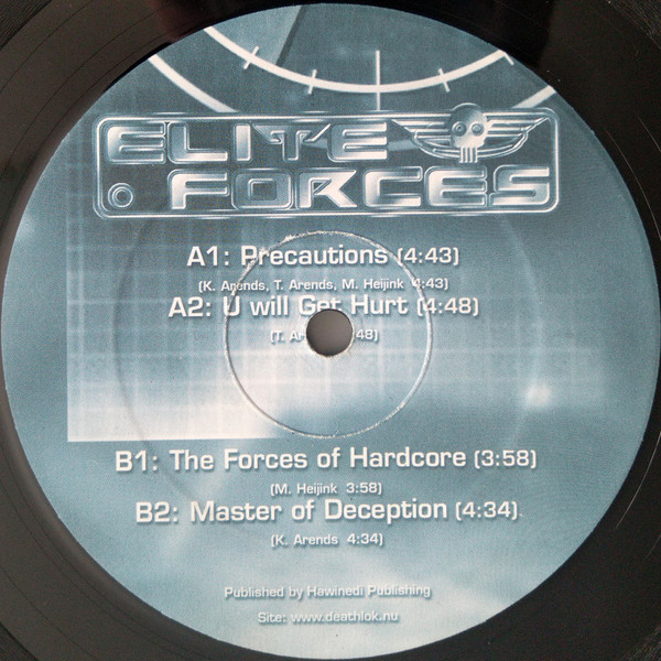 The Forces Of Hardcore back label