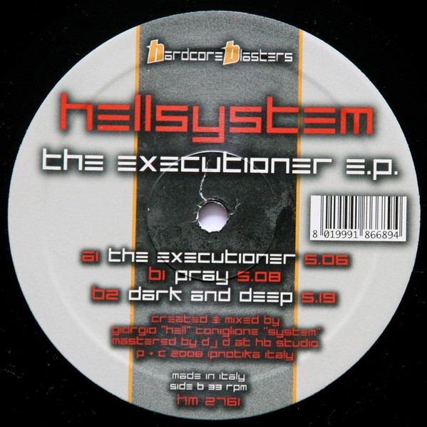 The Executioner E.P. front label