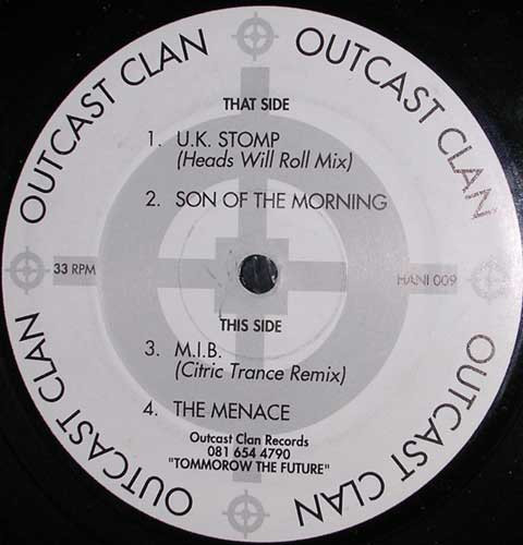 The Tomorrow E.P. back cover