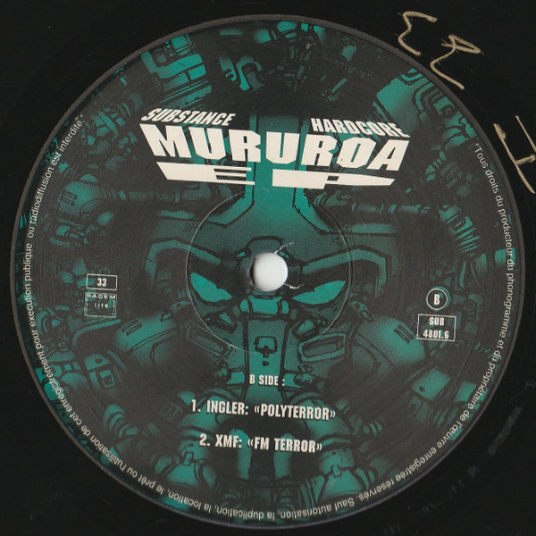 Mururoa EP back label