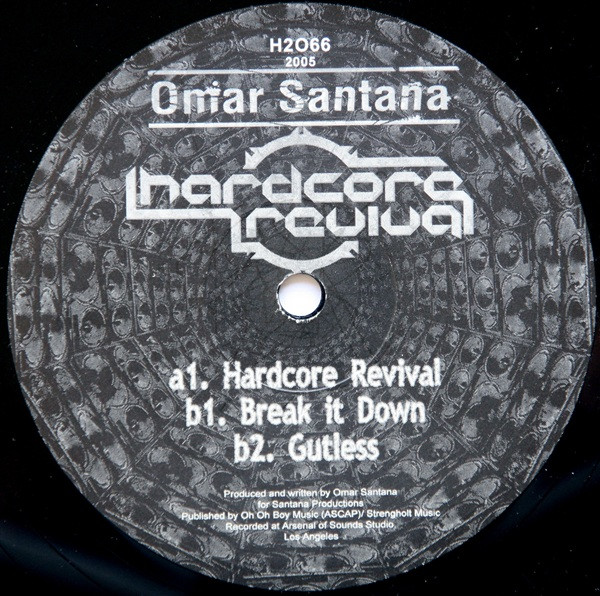 Hardcore Revival - 'The Expansion Of The Core' front label