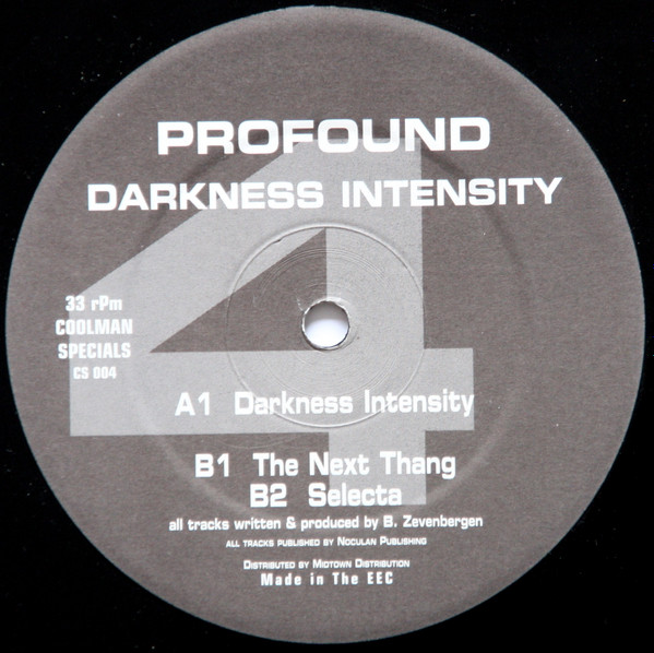 Darkness Intensity back cover