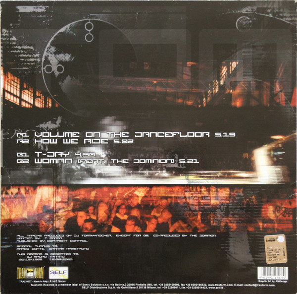 Volume On The Dancefloor back cover