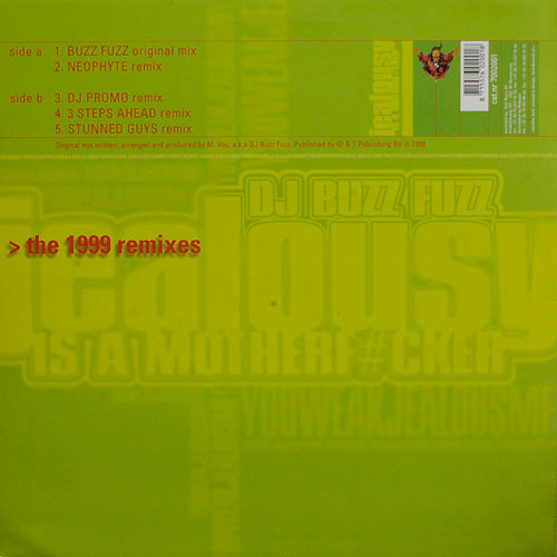 Jealousy Is A Motherf#cker - The 1999 Remixes back cover