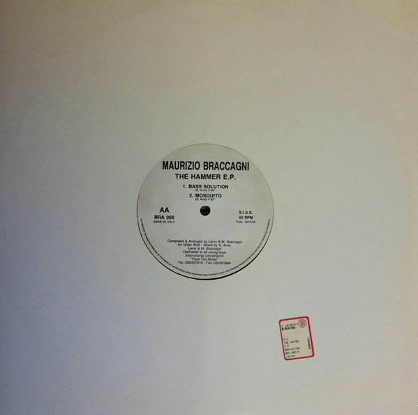 The Hammer E.P. back cover