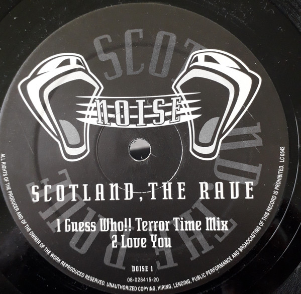 Scotland, The Rave back cover