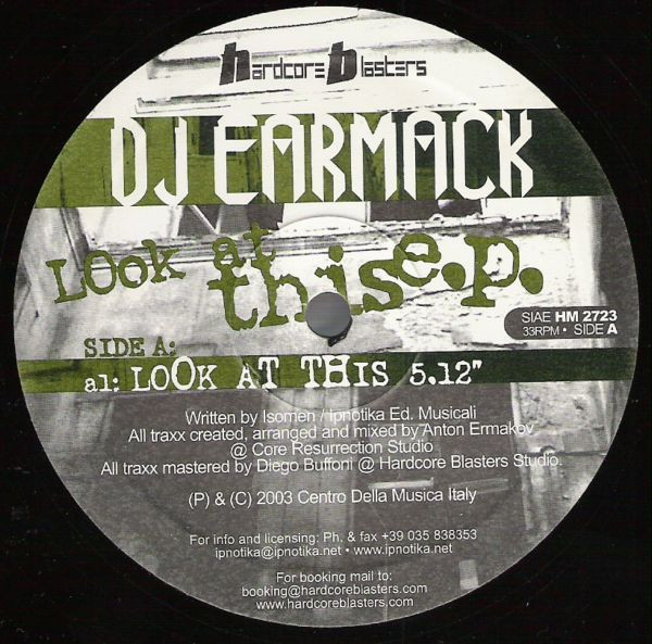Look At This E.P. back label