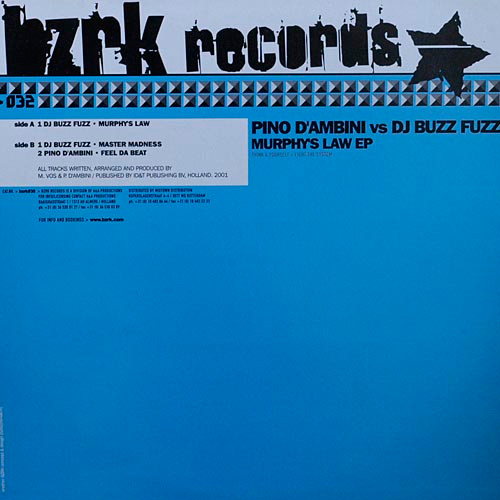 Murphy's Law EP back cover