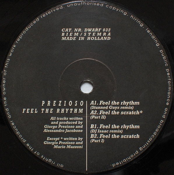Feel The Rhythm front label