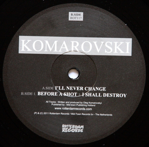 I'll Never Change front label