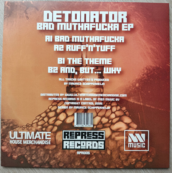Bad Muthafucka EP back cover