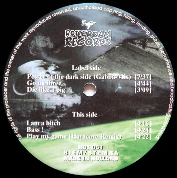 Power Of The Forze front label