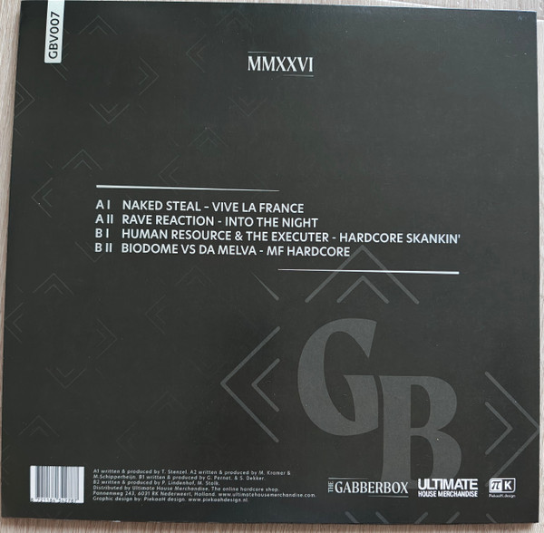 The Gabberbox - Chapter VII back cover