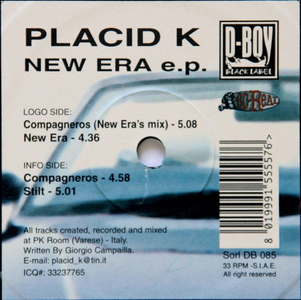 New Era E.P. front label