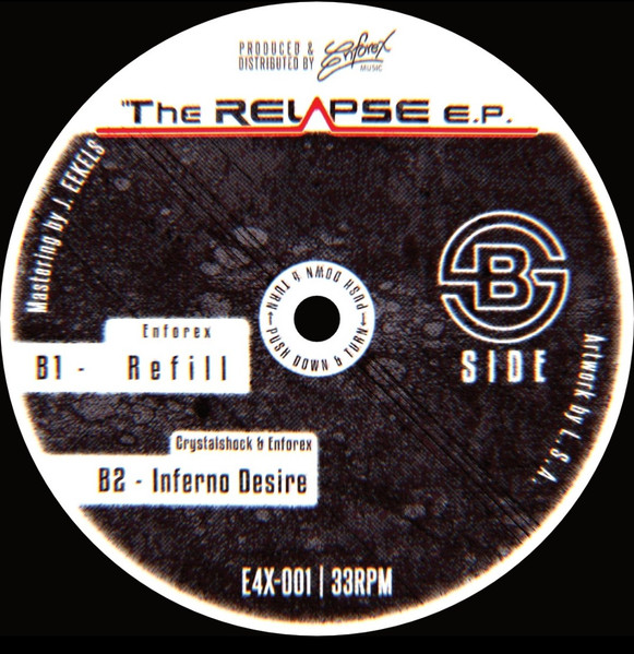 The Relapse E.P. back cover