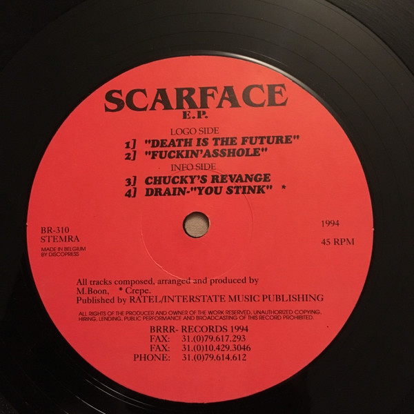 E.P. - Death Is The Future front label