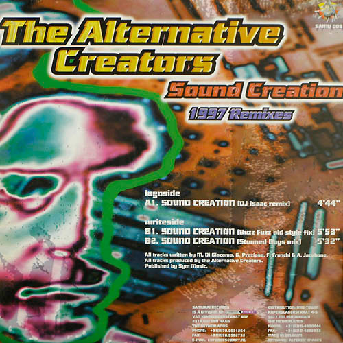 Sound Creation (1997 Remixes) back cover