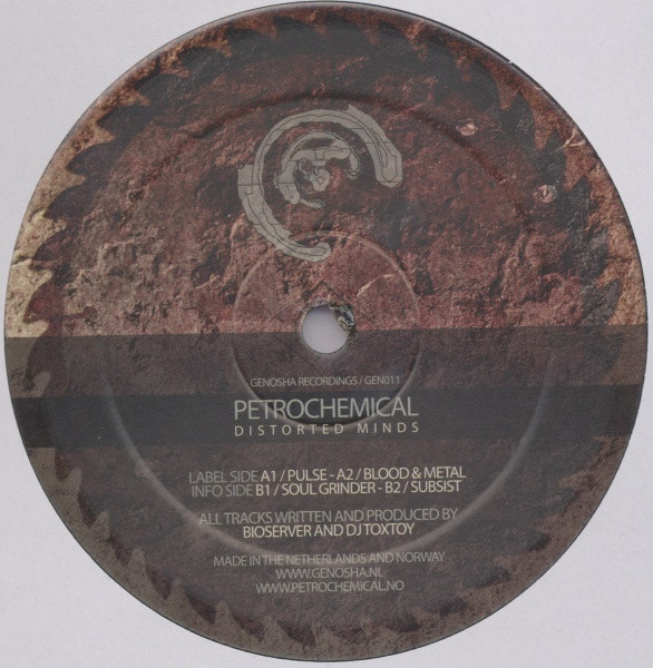 Distorted Minds front label