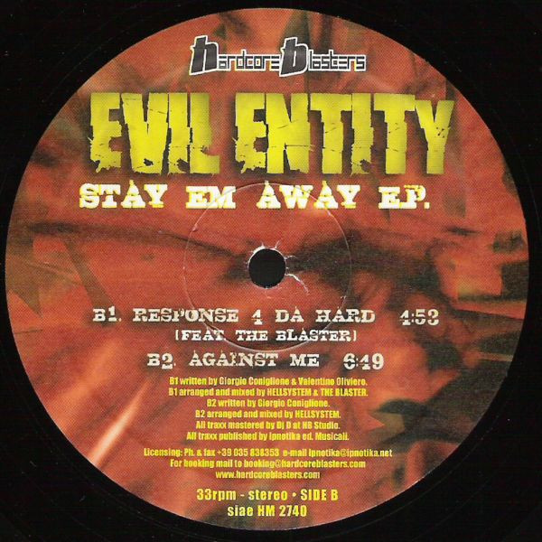Stay Em Away E.P. front label