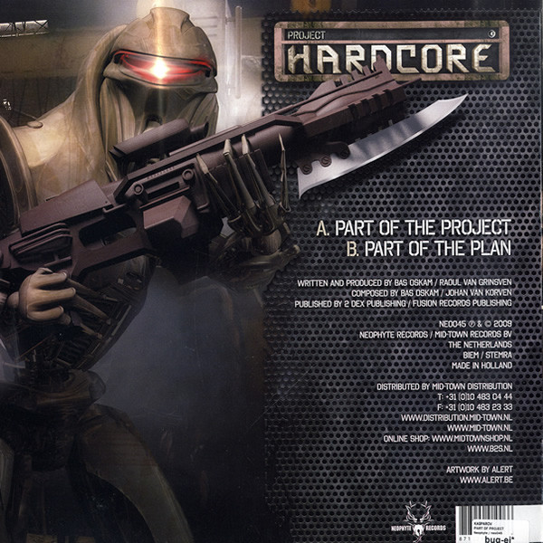 Part Of The Project back cover