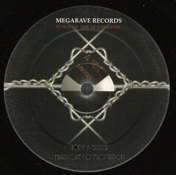 God Is A Gabber front label