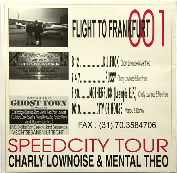 Flight To Frankfurt back cover