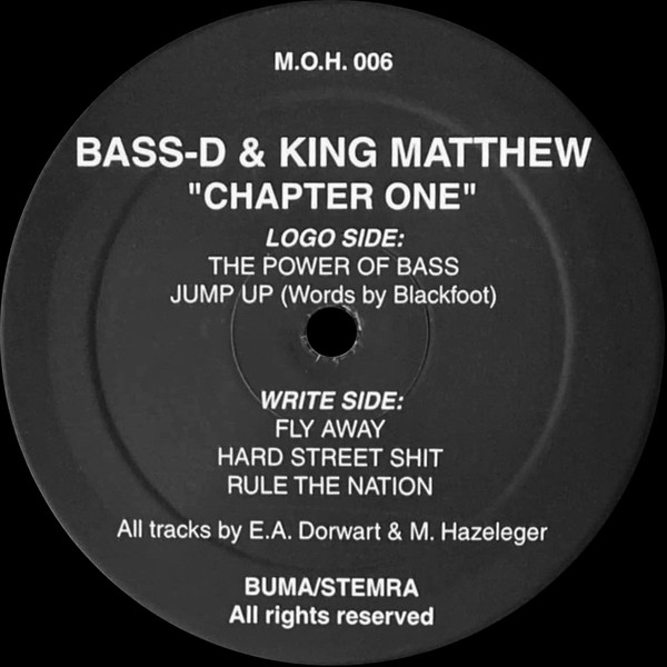 Chapter One front label