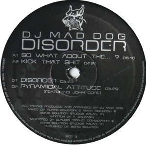 Disorder front label