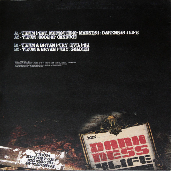 Darkness 4 Life back cover