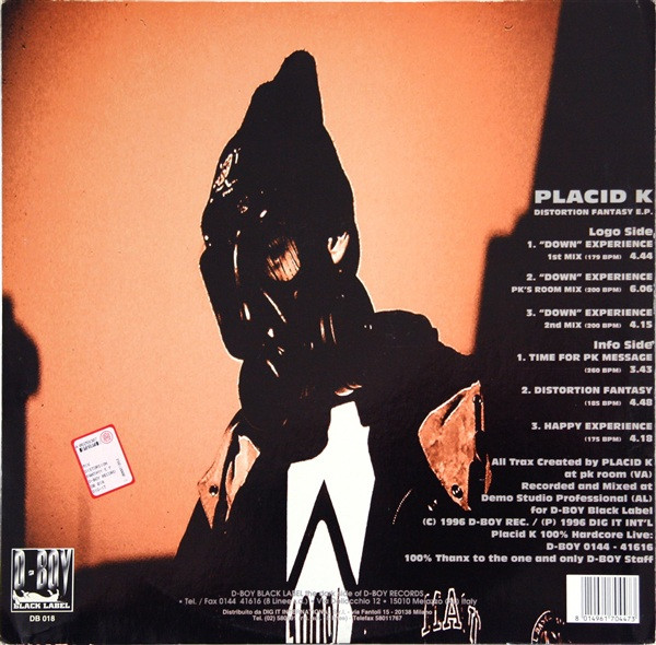 Distortion Fantasy EP back cover