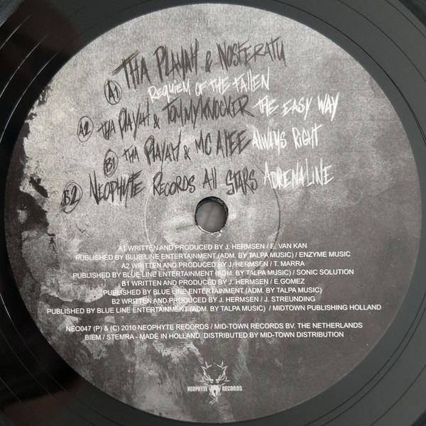 The Collaborations back label